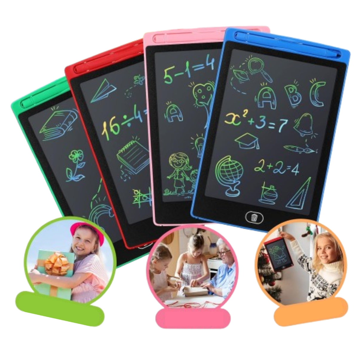 Tablero Pizarra Mágica Niños Lcd 12pulga