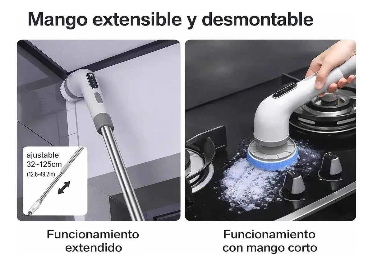 Cepillo Eléctrico de Limpieza 9 en 1