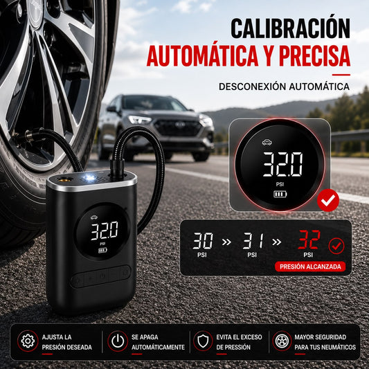 COMPRESOR INFLADOR PORTATIL